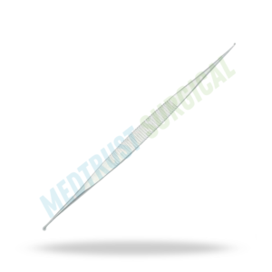 Cureta para huesos Martini de doble punta, 5.5 pulgadas (14 cm), instrumento quirúrgico veterinario para desbridamiento óseo y extracción de tejidos - Product Image 3