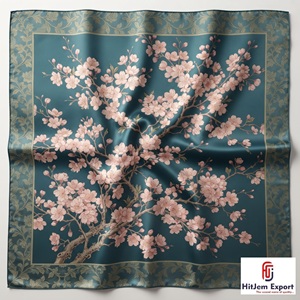 Custom Premium Square Scarves Lightweight Fabric Fashion Accessories OEM Manufacturer Zanzibar Custom Fabric Products Bulk - Product Image 5