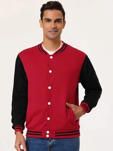 Custom Printed Unisex Varsity Jacket with Plain Blank Design 100% Wool Eco-Friendly <b>Slim</b> Fit Vintage Style - Product Image 5