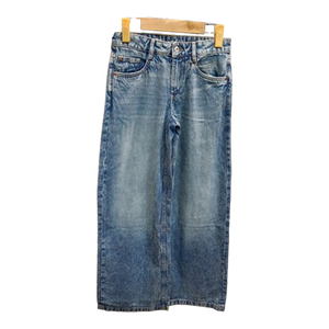 Vaqueros casuales personalizados de mezclilla lavada, estilo oversize, de pierna ancha, de alta calidad, con efecto desgastado, para hombre, de corte holgado. - Product Image 6