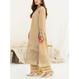 Traje de Chifón de Marca para Fiesta de Mujer 2026, con Bordado y Lentejuelas, Vestido de Boda Pakistaní, Diseño de Lujo para Ocasiones Formales - Product Image 6