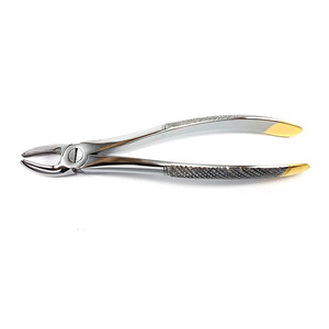 Kit chirurgical de forceps d'extraction dentaire en acier inoxydable de qualité médicale supérieure, fabrication OEM/ODM au Pakistan, certifié CE - Product Image 1
