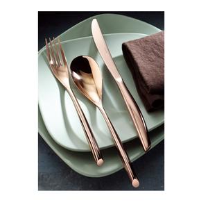 Ensemble de couverts en métal durable avec couteau, cuillère, fourchette, finition polie miroir pour usage quotidien en cuisine et usage commercial - Product Image 1