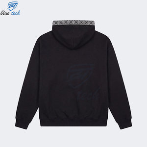 Sweat-shirt à capuche pour homme de qualité supérieure en coton molletonné, streetwear décontracté, fabricant et fournisseur de mode - Product Image 6