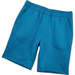 New Sale Sportswear Men Cotton Casual Fleece Jogger <b>Shorts</b> <b>Zipper</b> Pockets Athletic Workout solid color <b>shorts</b> for men - Product Image 1