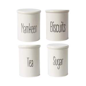 Teal Metal Spice Canisters with Gold Leaf Design Airtight Lids Stackable Dishwasher Safe <b>Kitchen</b> <b>Storage</b> Containers Modern Style - Product Image 6
