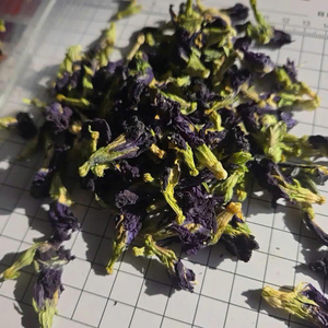 Flores de Mariposa Secas 100% Puras, Pétalos Azules Vivos, Grado Culinario, Fuente de Color Vegetal para Tiendas de Té, Precio al por Mayor - Product Image 1