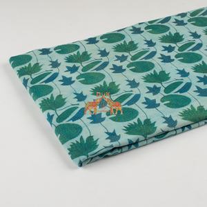 Tissus en coton indien imprimés à la main Bagru Dabu, motifs floraux, pour vêtements et décoration intérieure, tissu pour rideaux - Product Image 6