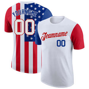 Camiseta Deportiva Personalizada con Sublimación Estilo USA, Jersey de Equipo, OEM, ODM, Marca Privada, Venta al Por Mayor, Proveedor de Camisetas para Hombre - Product Image 1