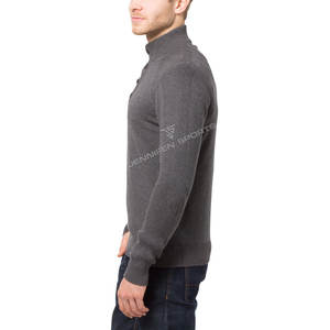 Sweat-shirt à capuche en molleton lourd et doux pour homme, en laine/acrylique, coupe oversize, avec logo personnalisé - Product Image 5