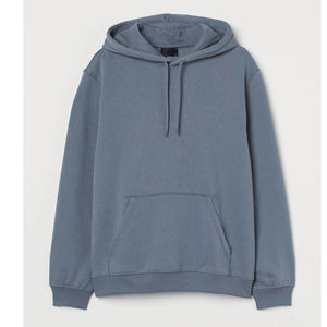 Sweat-shirt à capuche en molleton coupe classique pour homme, couleur unie, décontracté, pull d'automne 100 % coton, écologique, avec poches - Product Image 5
