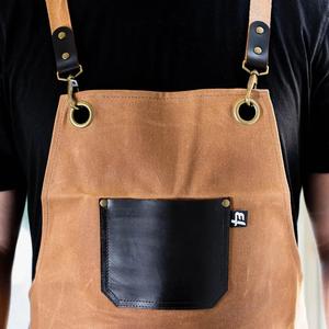 Genuine Leather Wood Carving Apron Luxury Smell Proof Chip Protection Workwear Professional Grade for Artisans LPN-0279 - Product Image 3