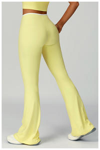 Nouveau style Leggings de sport décontractés pour femmes à taille mi-haute, avec logo personnalisé, en Spandex doux et respirant, pour le yoga - Haute Qualité - Product Image 3