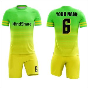 ชุดฟุตบอลคุณภาพสูงแบบครบชุด ผ้าซับเหงื่อแห้งเร็ว ชุดแข่งฟุตบอลแบบซับลิเมชั่น ปรับแต่งชื่อผู้เล่น ชื่อทีม ระดับมืออาชีพ - Product Image 3