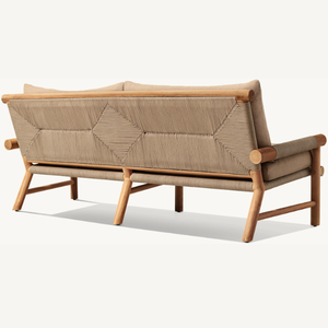 Hot sale furniture <b>sofa</b> <b>for</b> sitting two people capacity which is good and durable brown color equipped with soft foam - Product Image 4