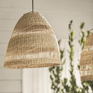 Abat-jour en jonc de mer style bohème vintage, vente en gros, couvercles de lampe en osier, suspension fabriquée au Vietnam par KingCraftVIet - Product Image 4