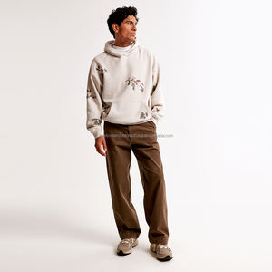 Meilleurs sweats à capuche pour hommes personnalisables avec votre propre logo en coton polyester brodé pour l'impression numérique en hiver - Product Image 1