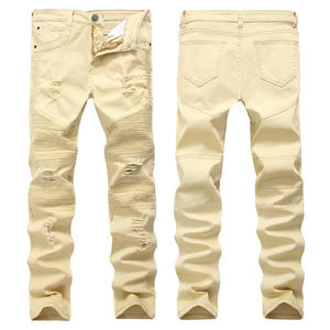 Jeans de Hombre de Lujo 2026, Lavados, Rectos, Ecológicos, 100% Algodón, Ligeros, Cómodos, Transpirables, Denim Premium, OEM Personalizado - Product Image 1