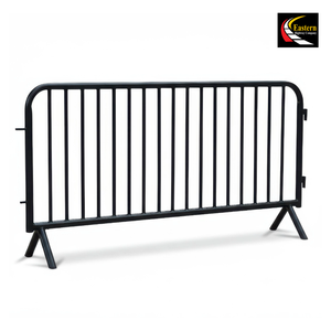 Barrera de Control de Multitudes de Acero Reforzado 2026 de Gran Venta, Barricada Metálica Portátil de Seguridad para Eventos y Tráfico Vial, Venta al por Mayor OEM ODM - Product Image 1