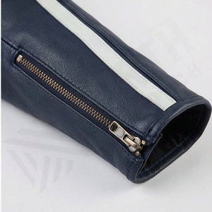 Chaqueta de Motociclista de Cuero Genuino para Hombre de la Mejor Calidad, Nueva Colección de Invierno, Chaquetas de Motocicleta con Protecciones Desmontables Personalizadas - Product Image 6