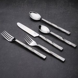 Juego de cubiertos de acero inoxidable de primera calidad para restaurante, hotel, catering, banquetes y mesa de comedor. - Product Image 6
