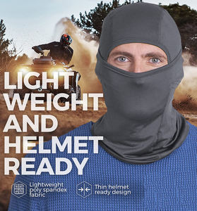 Gorro de Invierno y Otoño 2026 con Logotipo Personalizado, Pasamontañas de Diseño con Estampado de Esquí, Gorro de Algodón Negro para Cubrir la Cara - Product Image 2