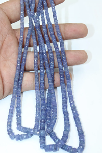 Cuentas de 4mm facetadas de tanzanita natural cornalina AAA forma de rueda de 16 pulgadas para la fabricación de joyas - Product Image 6