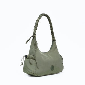 กระเป๋าสะพายไหล่แฟชั่นไนลอนรุ่น Crinkle Premium Hody ปิดด้วยซิป สายสะพายปรับได้ ช่องเก็บของหลายช่อง กันน้ำ ขนาดใหญ่ - Product Image 3