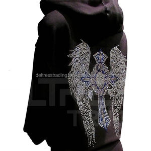 เสื้อฮู้ดสตรีทแวร์ประดับคริสตัลรุ่นใหม่ล่าสุด ดีไซน์ทันสมัย ผ้าไม่ยับ ระบายอากาศได้ดี โลโก้ด้านหน้าปรับแต่งได้ เสื้อสเวตเชิ้ตผู้หญิง คอลเลคชั่น 2025 - Product Image 3