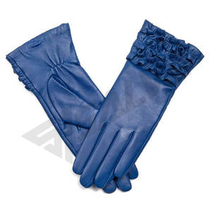Gants en cuir pour femme, 100% cuir véritable, gants d'hiver noirs, gants chauds pour femme - Product Image 3