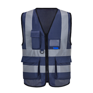 Chaleco de Seguridad de Malla para Verano, Material Reflectante de Alta Visibilidad, Ligero, para Clima Cálido, Equipo de Protección para Obras de Construcción - Product Image 1