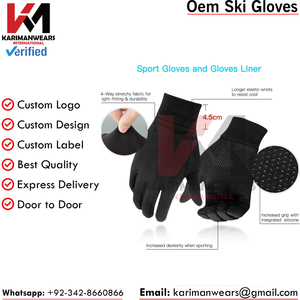 <b>Ski</b> <b>Gloves</b> Heavy Duty Snow <b>Gloves</b> Thermal Insulated Waterproof <b>Gloves</b> for Skiing OEM Bulk - Product Image 2