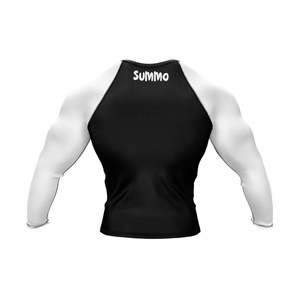 Rashguard OEM ODM Rashguard pour hommes, imprimé par sublimation, en spandex, Rashguard BJJ, Rashguard de gym, Rashguard de surf, Rashguard de plongée, Chemises de compression MMA - Product Image 2