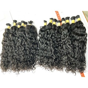 EXTENSIONS de cheveux en vrac alignées à cuticules, meilleurs cheveux en vrac à simple donatrice et à Double tirage par kilogramme - Product Image 1