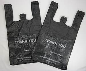 T-Shirt <b>Bag</b> Recyclable Plastic Shopping <b>Bag</b> With Gusset Garbage Trash <b>Bag</b> With Custom Logo - Product Image 5