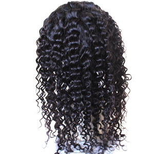 Peluca de cabello humano de alta calidad con frontal de encaje 13x4, onda de agua, hecha a mano, 100% cabello humano, 100% Remy, frontal invisible. - Product Image 4