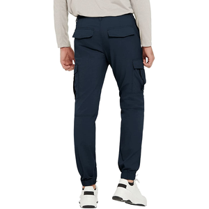 Pantalones Cargo de Hip Hop para Hombre al por Mayor, con Logotipo Personalizado, Precio de Fábrica, Corte Regular, Cierre con Cordón, Cintura con Botones, Bolsillos Laterales - Product Image 3