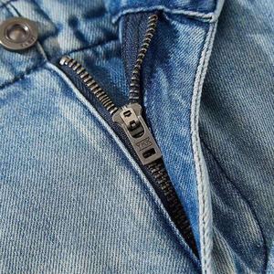 Shorts en jean décontractés pour hommes, coupe droite, couleur unie, taille mi-haute, en coton, pour l'été, vente en gros OEM, réseau d'acheteurs en gros - Product Image 5