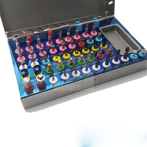 Kit de 25 forets coniques pour implants dentaires avec butées, boîte de rangement, instruments d'implantologie chirurgicale, forets de précision, OEM CE - Product Image 5