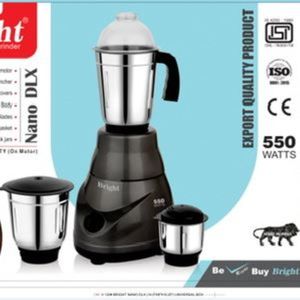 Mixeur Électrique NANO DLX 550 W en Acier Inoxydable avec 3 Vitesses, Design à Bol Relevable et Garantie d'un An - Product Image 3