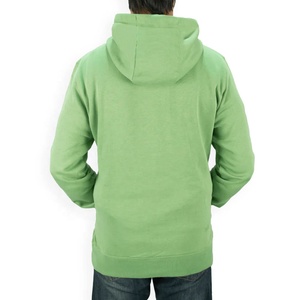 Sweat-shirt à capuche vert pour homme, pull à capuche uni avec poche avant, manches longues, tricoté décontracté - Product Image 2