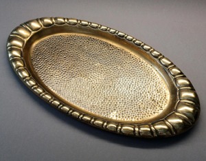 Assiette de service de table en laiton, design fantaisie fait main, style moderne, lavable au lave-vaisselle, durable, pour mariage, qualité supérieure - Product Image 6