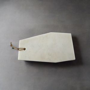 Planche à découper en marbre de forme rectangulaire avec poignée, compatible lave-vaisselle, pack combiné - Product Image 4