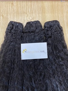 Paquetes de cabello rizado 100% Extensiones humanas Venta al por mayor Cabello vietnamita de color natural - Product Image 5