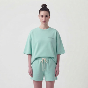 Wholesale Solid Two Piece High Quality <b>Twin</b> <b>Set</b> Short Sleeve T Shirt and Shorts New Summer Women Two Piece <b>Twin</b> <b>Set</b> with Oem - Product Image 4
