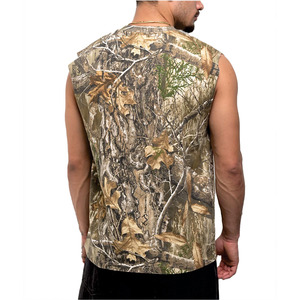 Nueva Camiseta sin Mangas de Camuflaje para Hombre, Transpirable, para Entrenamiento al Aire Libre, Estilo Caza, Ligera, OEM USA - Product Image 5