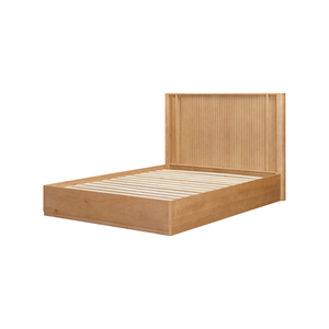 Custom Wooden <b>Bed</b> <b>Frame</b> Modern Platform <b>Bed</b> With Headboard Bedroom Furniture Factory Direct OEM ODM Supply - Product Image 1