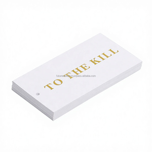 Etiquetas de tela con impresión de logotipo personalizado y etiquetas colgantes autoadhesivas Paquete de extensión de cabello etiquetas adhesivas para embalaje de bolsas - Product Image 1