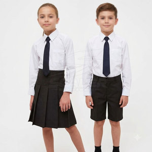 Custom Children's School Uniform Set Premium <b>Stitching</b> Custom Logo <b>Long</b> Lasting Cotton Fabric Unisex SCALER SPORTSWEAR Needle - Product Image 5