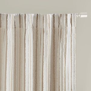 Singolo Jacquard ritagliato asta tascabile/pannello tenda con filtro luce linguetta posteriore solo 1 pannello Pc per la vendita - Product Image 3